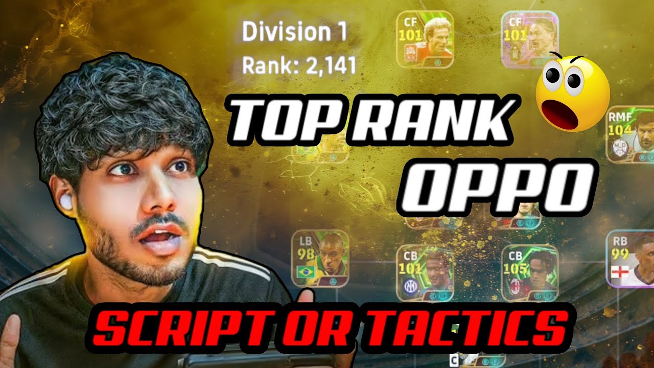 CRAZY MATCH AGAINST TOP RANK OPPO | WHO WON? | MR TOMBOY | EFOOTBALL 26