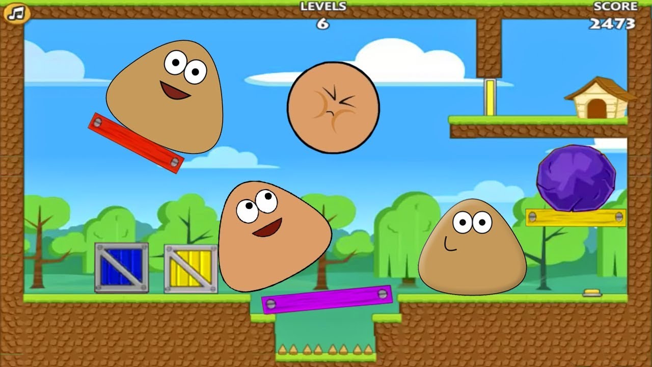 Pou de Regreso a Casa- gameplay android