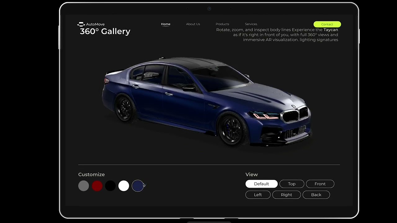 Automove car website Responsive