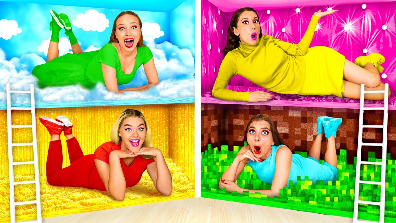 Секретные Домики под Кроватью | Четыре Цвета Челлендж от TeamTeen Challenge