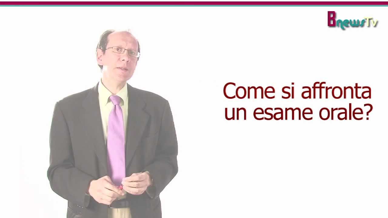 Come si affronta un esame orale