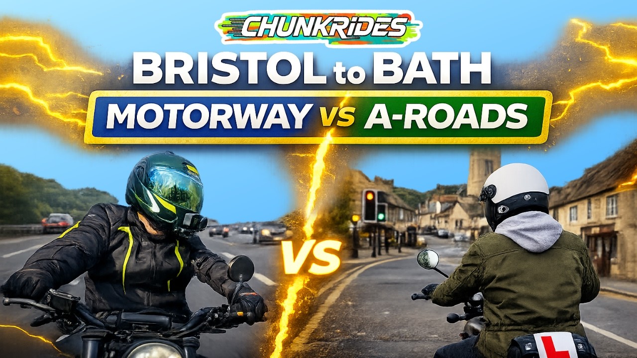Bristol to Bath: Motorway vs A4 – Which Is Faster? | Motorcycle Challenge