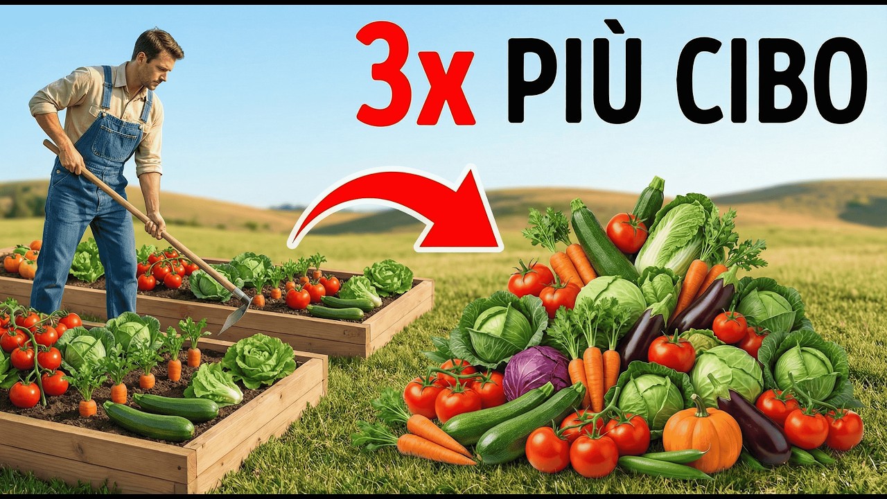 Il Sistema Segreto Che Fa Produrre 3 Volte Più Cibo Ai Piccoli Giardini