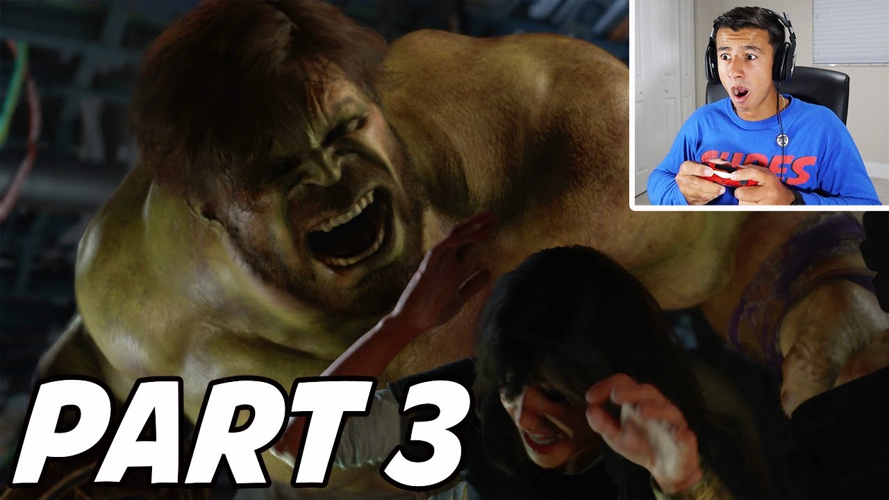 HULK IS CHASING US! - MARVEL'S AVENGERS WALKTHROUGH PART 3