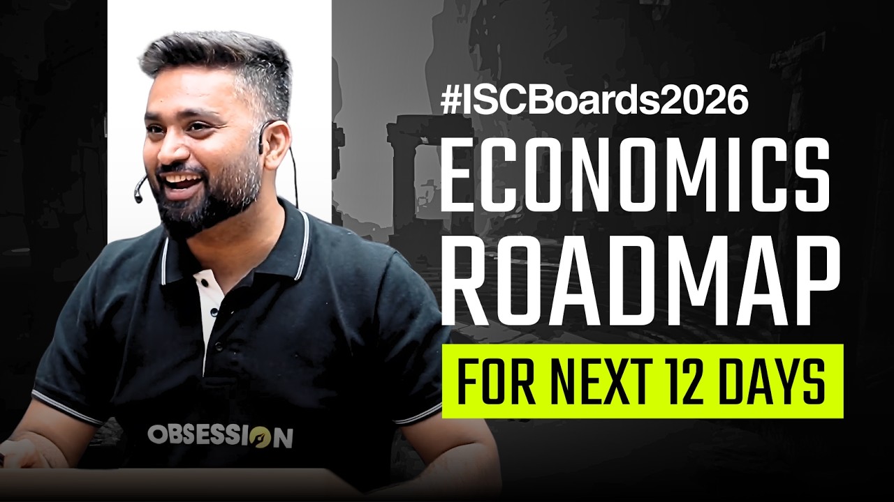 ECONOMICS ROADMAP | CLASS 12 ISC | BOARDS 2026 | Shubham Jagdish | 8112601234 | #shubhamsambhallega