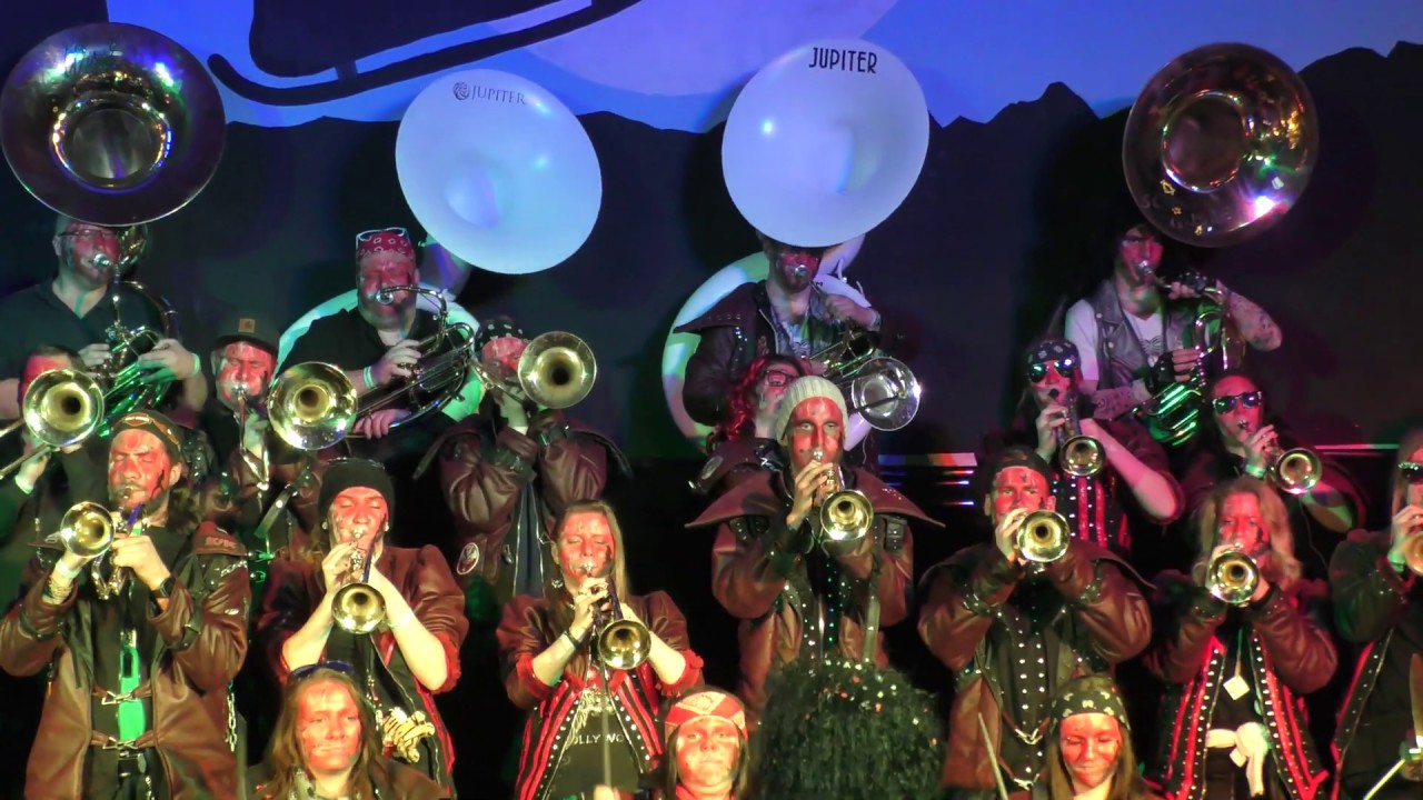 Escholzmatt Fasnacht 2017 &Auml;nteguugger Turnhalle Auftritt Schmutziger Donnerstag 4K