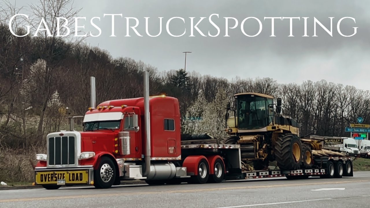 Oversized Loads and loud Jake brakes. Whites Truck Stop VA.
