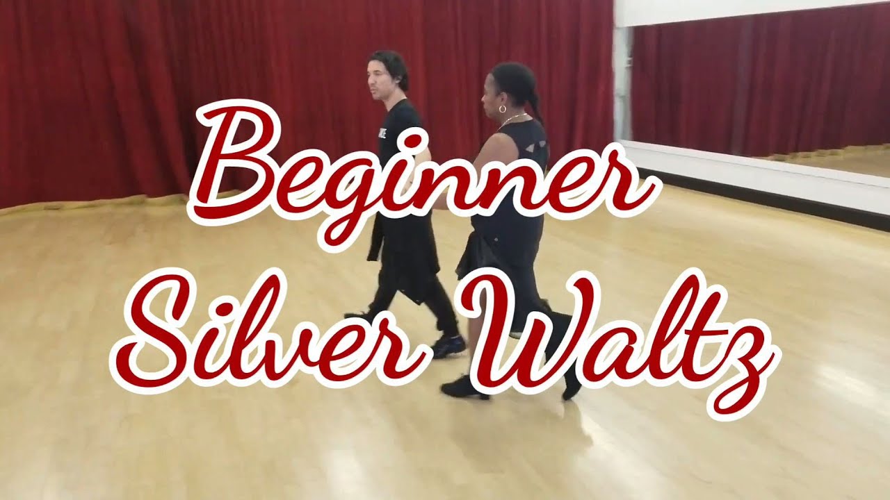 Beginner Silver Waltz: Feather step, open right in shadow position, and three step turn