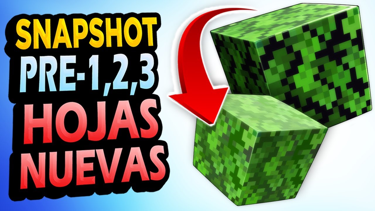 ✅ HOJAS MODERNAS 👉 Minecraft 1.21.11 Pre-Release 1, 2 y 3