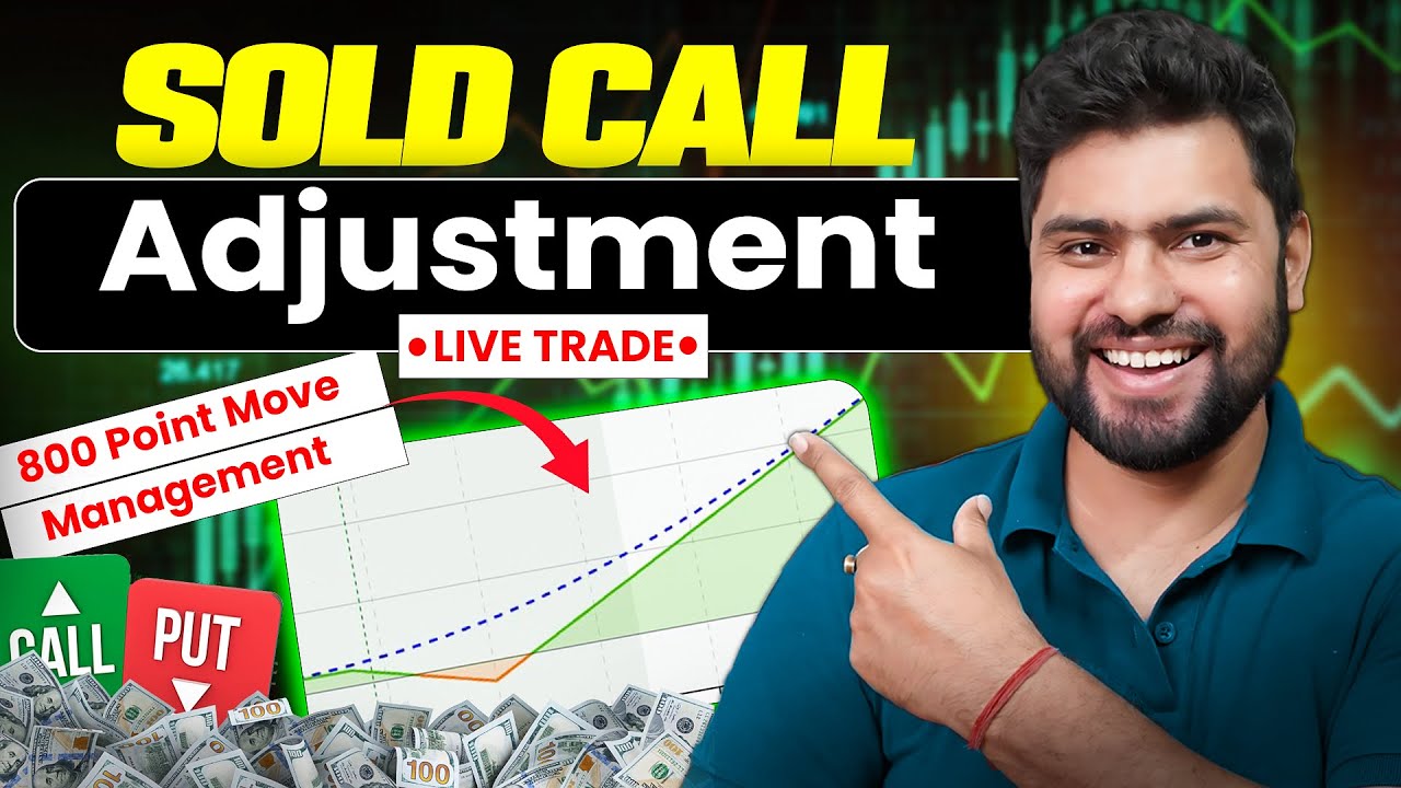 OPTION SELLING | ADVANCE ADJUSTMENT | LIVE TRADE | Option Sailor