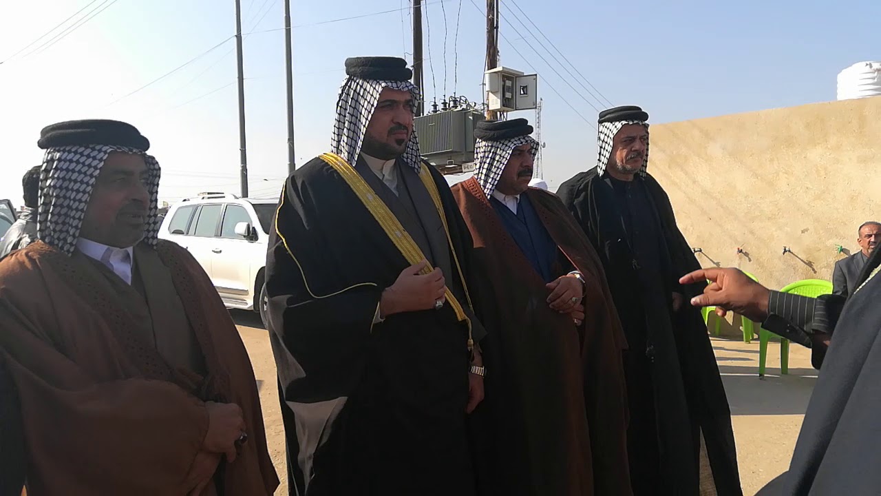 استقبال الشيخ حارث والشيخ حجي حميد الزيدي