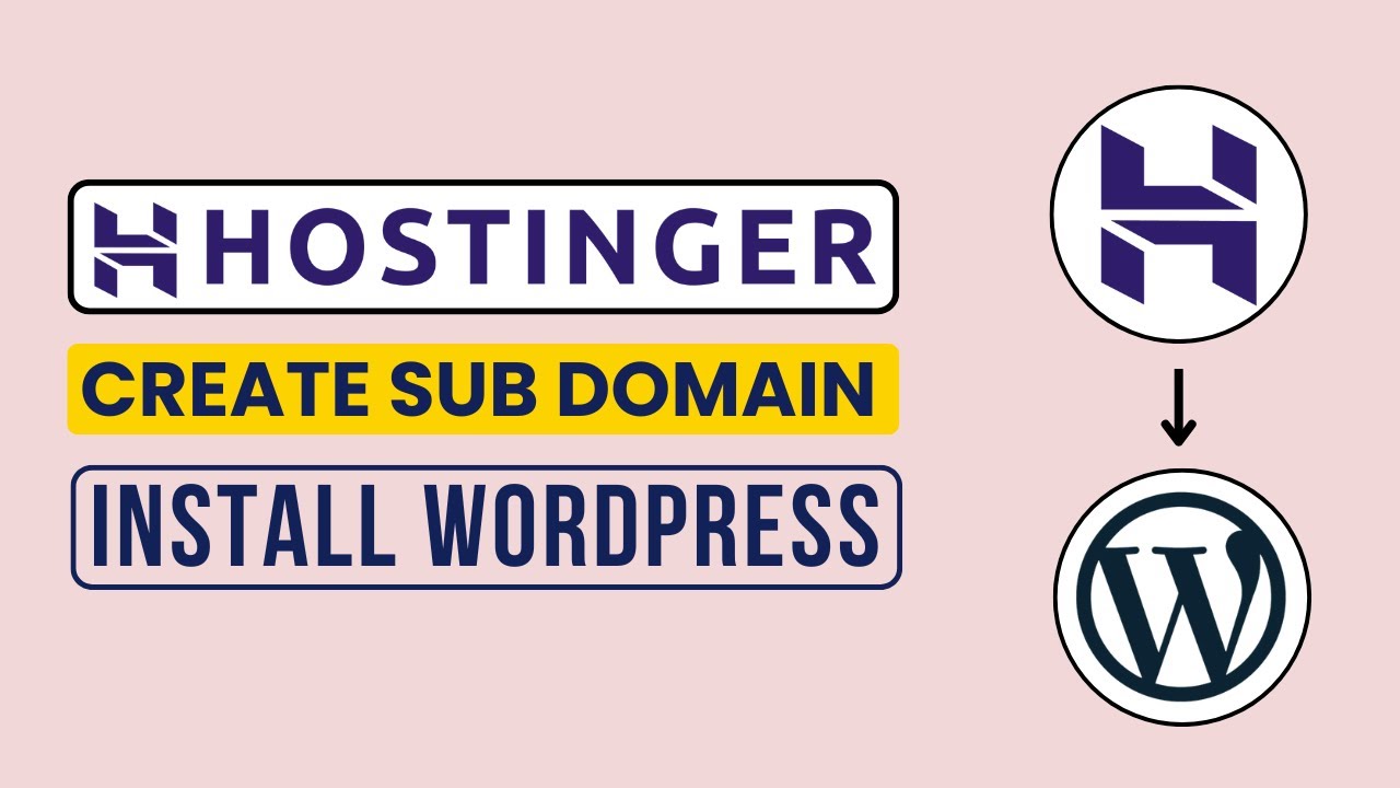 How To Create Subdomain And Install Wordpress In Hostinger 2025 | Add Subdomain In Hostinger