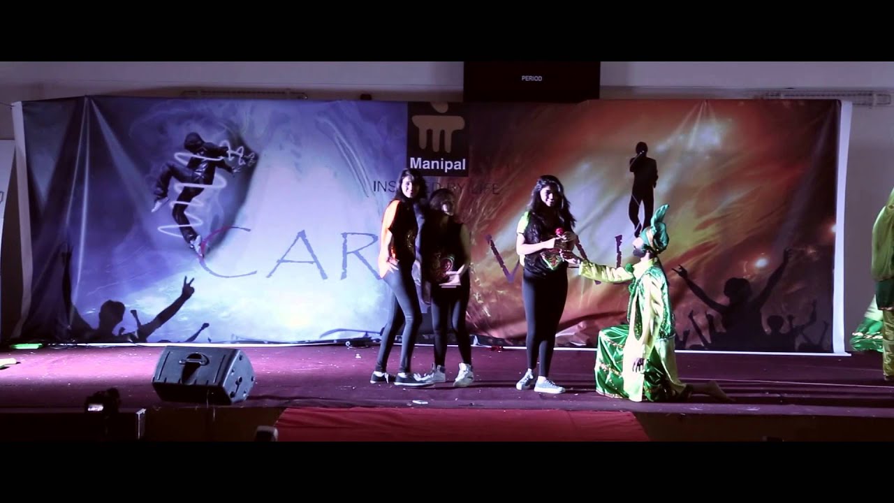 Pure Bhangra at Manipal University Carnival Day 2014