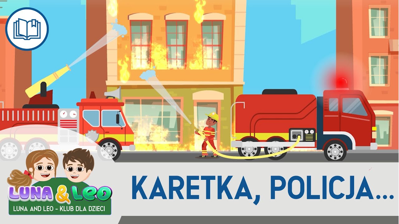 Pojazdy ratunkowe 🚑🚒🚓 - Karetka,policja, straż pożarna dla dzieci | Pojazdy dla dzieci