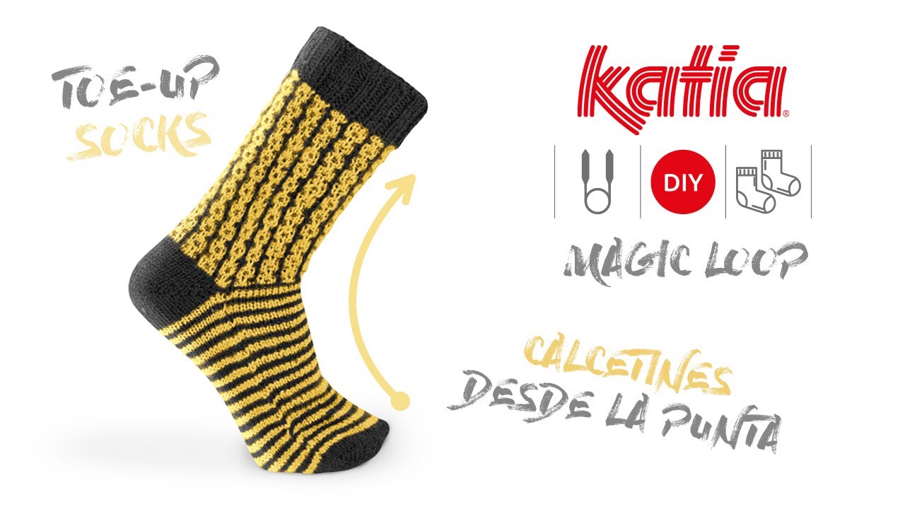 🧦 Especial Calcetines ⭐ Cómo Tejer Calcetines desde la Puntera con Magic Loop