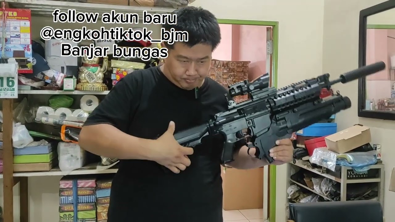 RAKIT DAN REVIEW WATER GEL BLASTER HK416