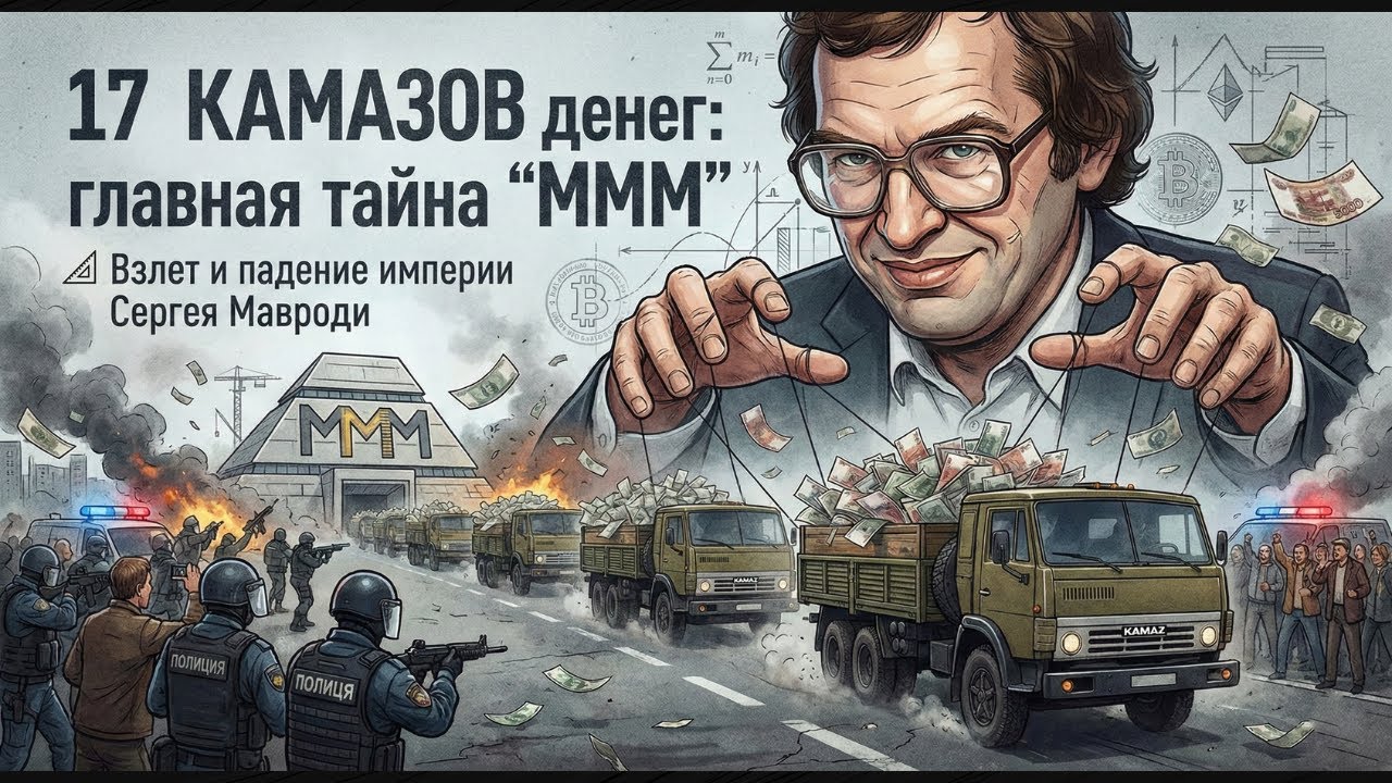 17 КАМАЗОВ денег: главная тайна "МММ" 📐