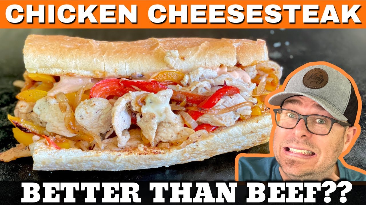 BETTER THAN A CHEESE STEAK?!  Chicken Philly Sandwich on the Traeger Flat Rock Griddle!
