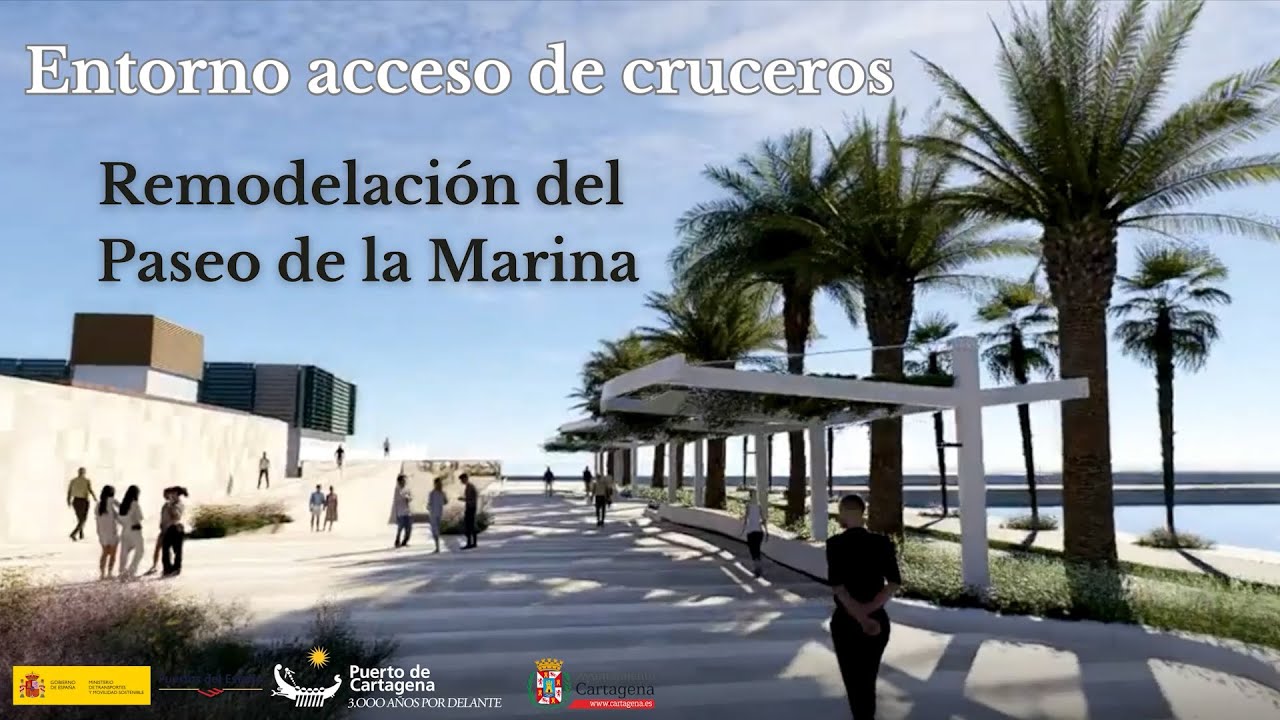 El proyecto de la nueva fachada marítima de Cartagena supondrá una inversión de más de 7 millones