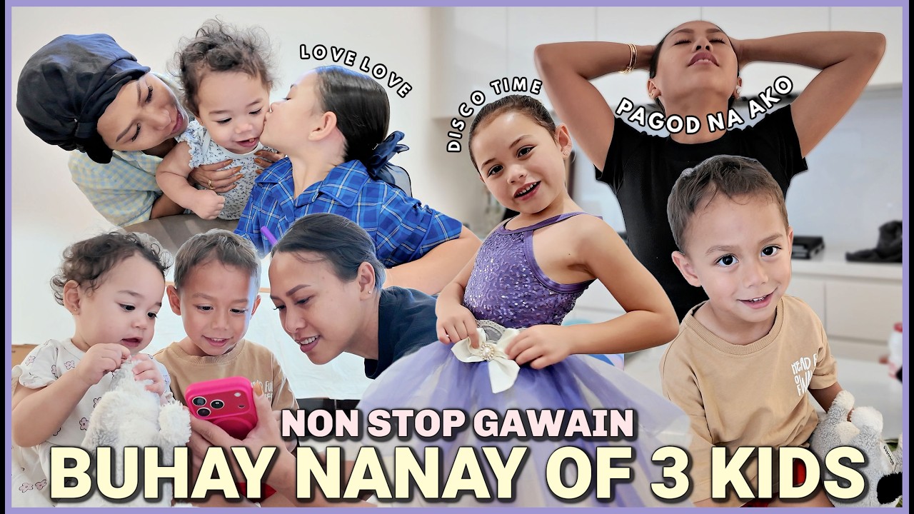 TINAMAAN NA NG PAGOD! NON STOP ANG GAWAIN! BUHAY NANAY OF 3 KIDS! ❤️ | rhazevlogs