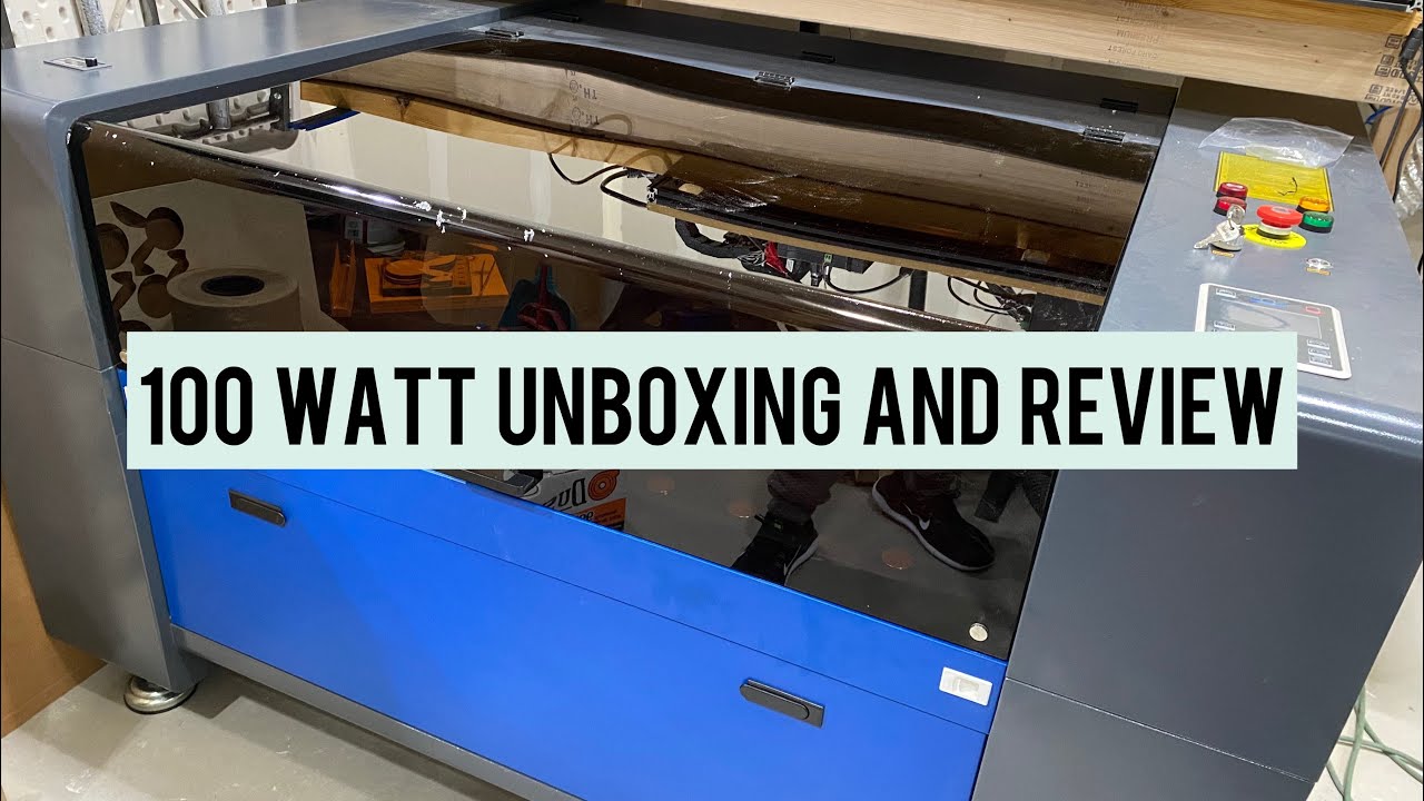 100 Watt OMtech Laser Unboxing and Review