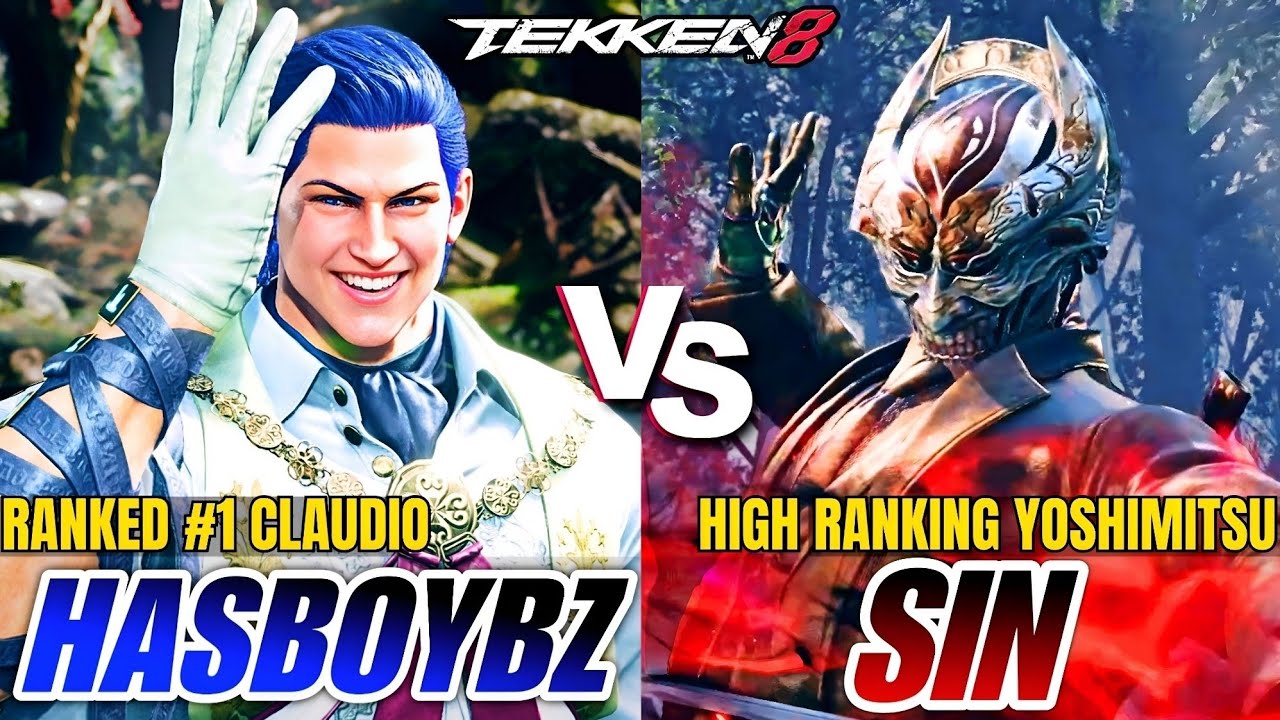 Tekken 8 | Hasboybz (Claudio) vs Sin (Yoshimitsu) | High Level Match