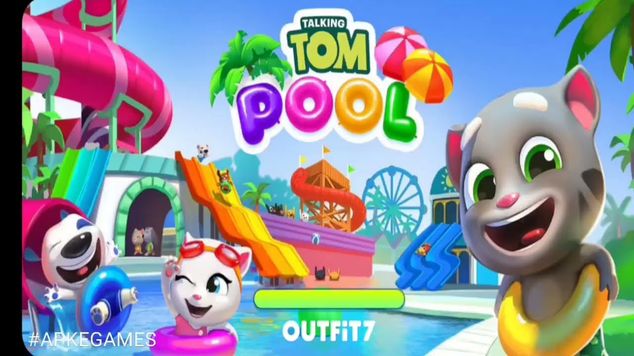 Talking Tom Pool Gameplay Android ios