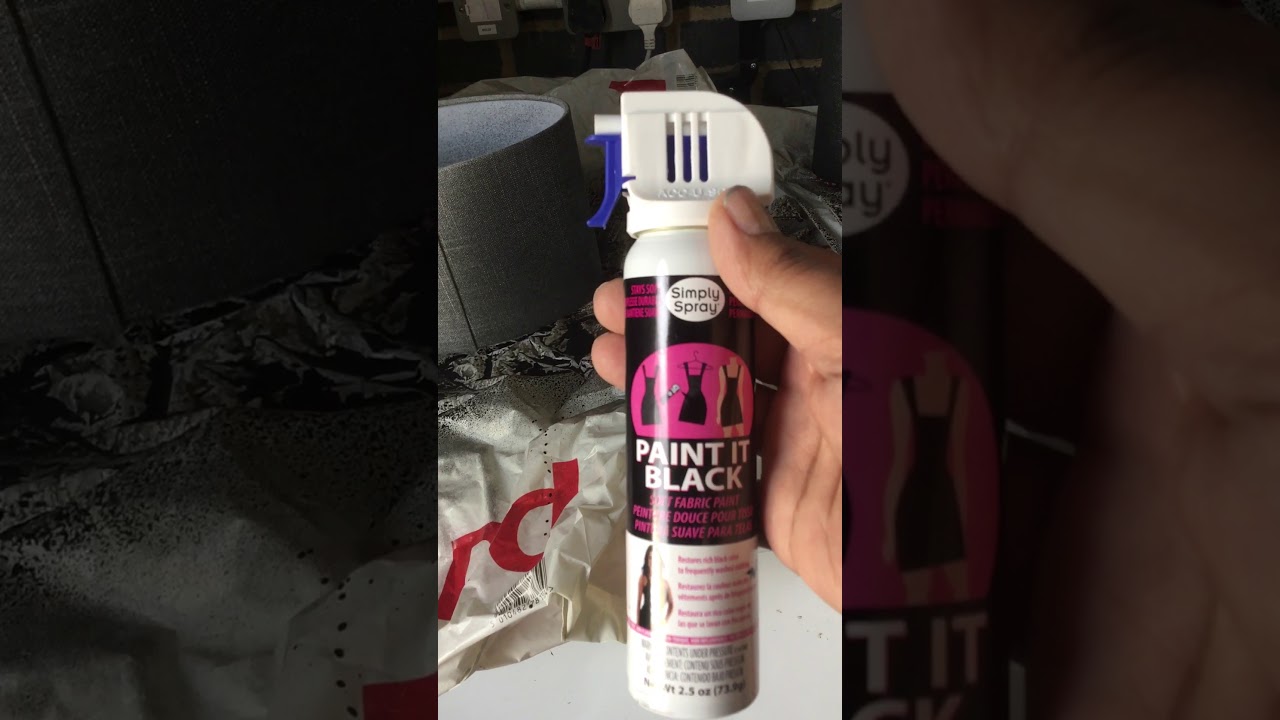 Fabric spray for shades