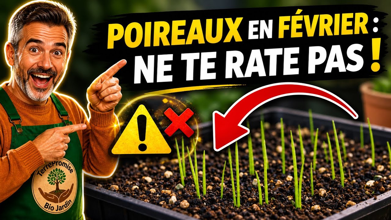 Semer les poireaux en février : la bonne méthode pour réussir 🌱