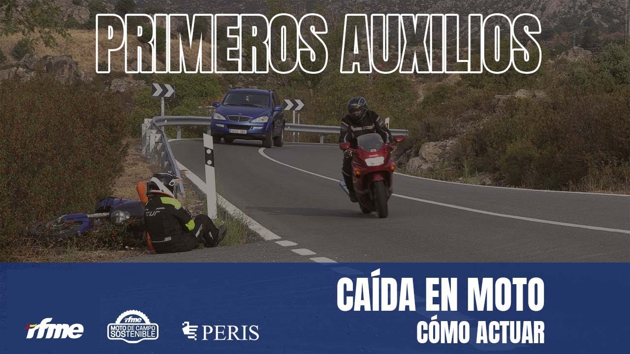 Primeros auxilios para motoristas: C&oacute;mo actuar ante un accidente con una fractura