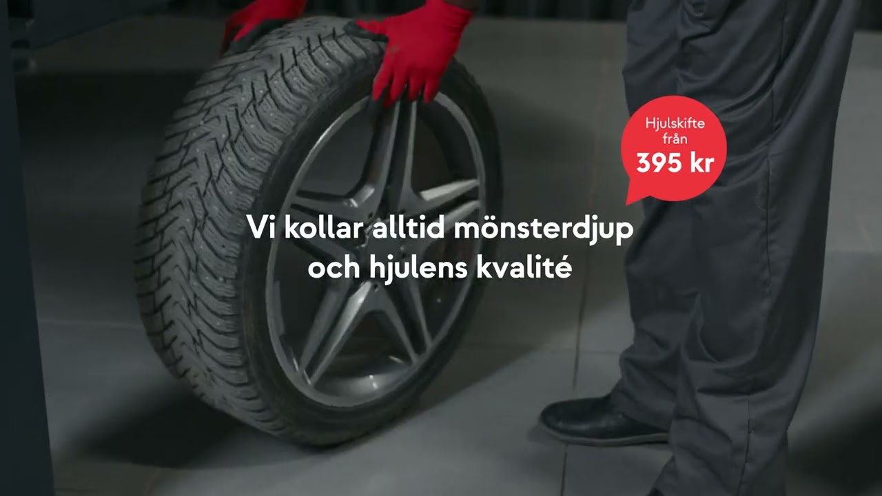 Nu är det hög tid att boka tid för hjulskifte så att du och din bil är redo för vinterväglag!
