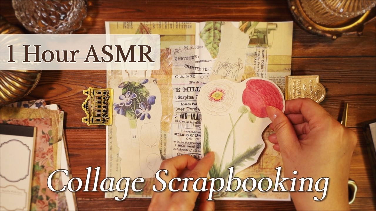 ASMR 1 Hour 🎧 빈티지 다꾸 모음 | Vintage Journaling Compilation | No Talking