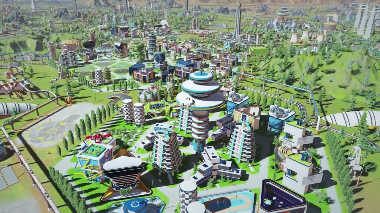 Terraformed Cities | Surviving Mars (4K)