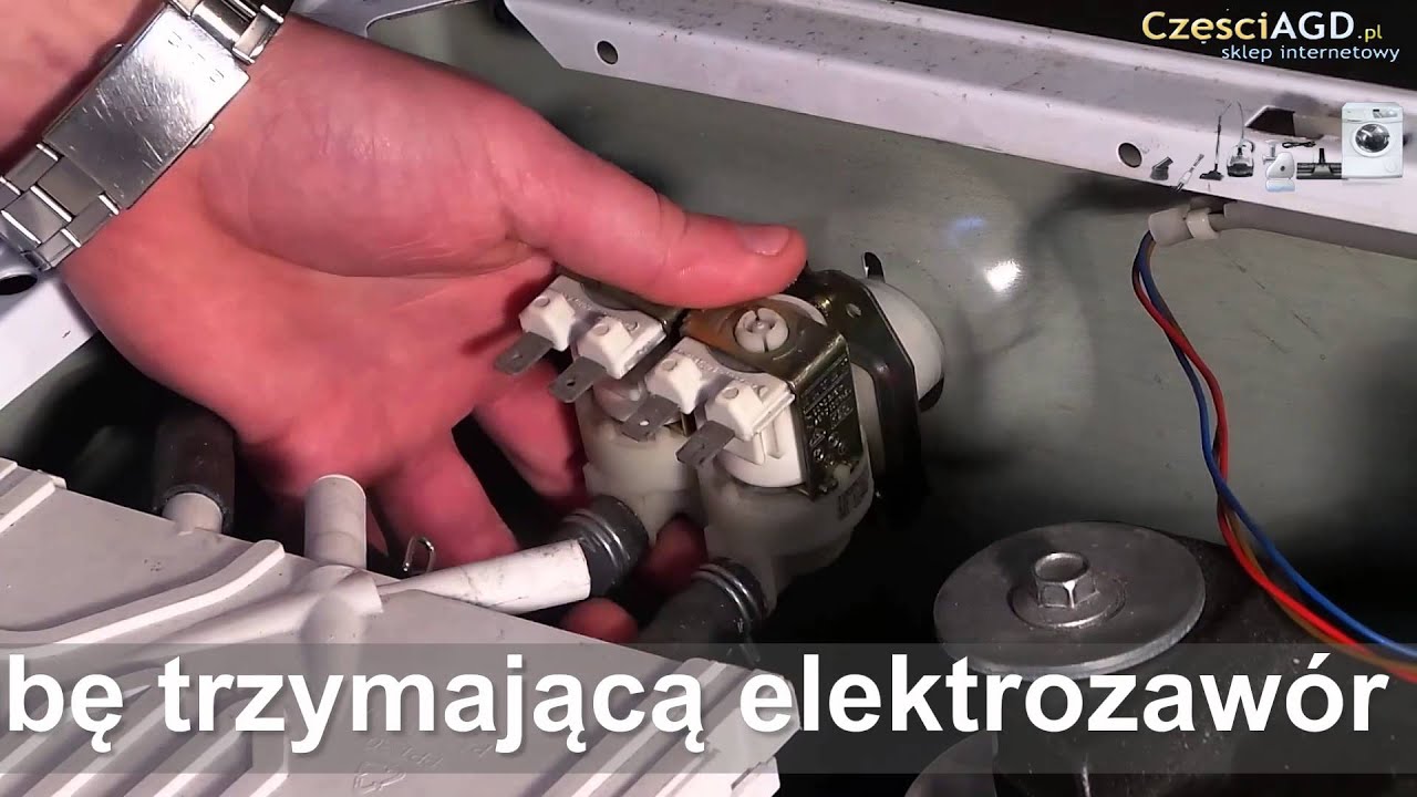 wymiana elektrozaworu w pralce