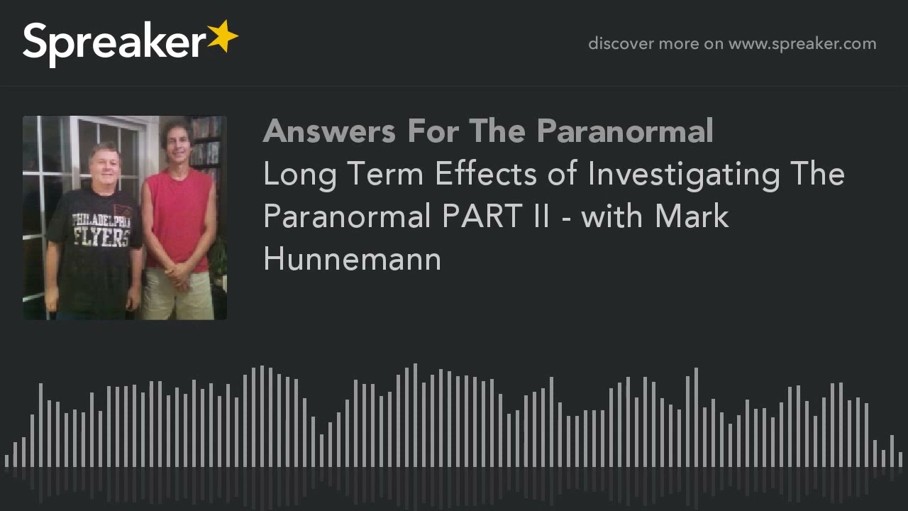 Paranormal Investigation Dangers: Ex0rcist/De|iverance Minister Mark Hunnemann Interview, Part 2.