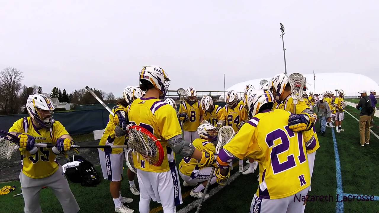 Nazareth Lacrosse Celebrations (Most energetic sideline in college lacrosse)