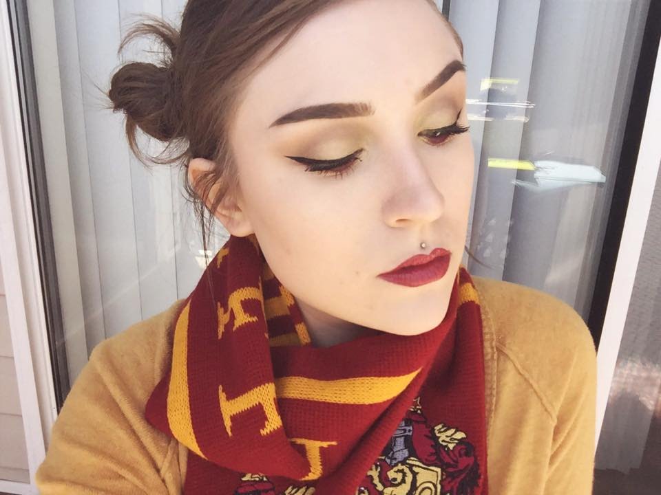 Gryffindor Inspired Makeup