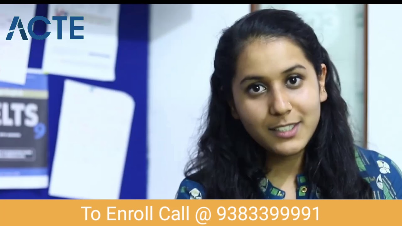 ACTE Student Reviews | ACTE Training Institute Review by Student