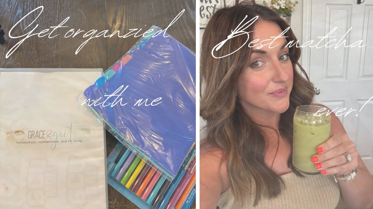 GET ORGANIZED WITH ME FOR THE NEW HOMESCHOOL YEAR W ME 🙌🏻🤍✔️