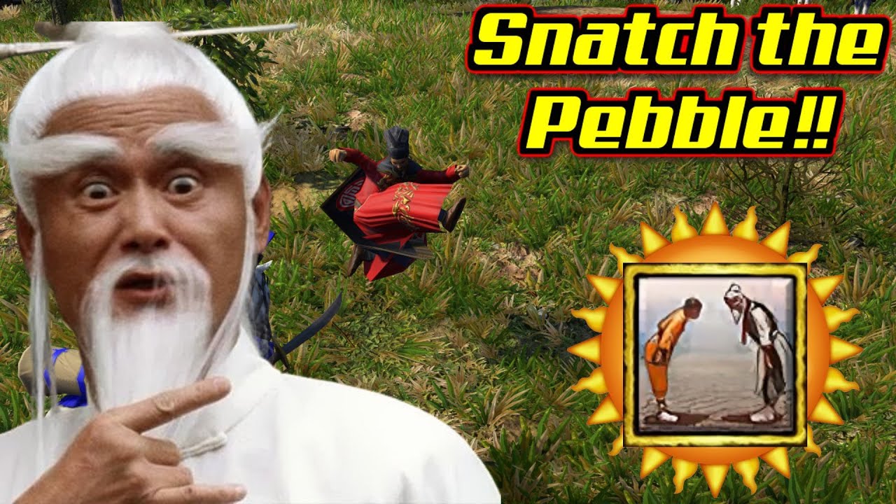 Snatch the pebble rush goes hard!!!  AOE3
