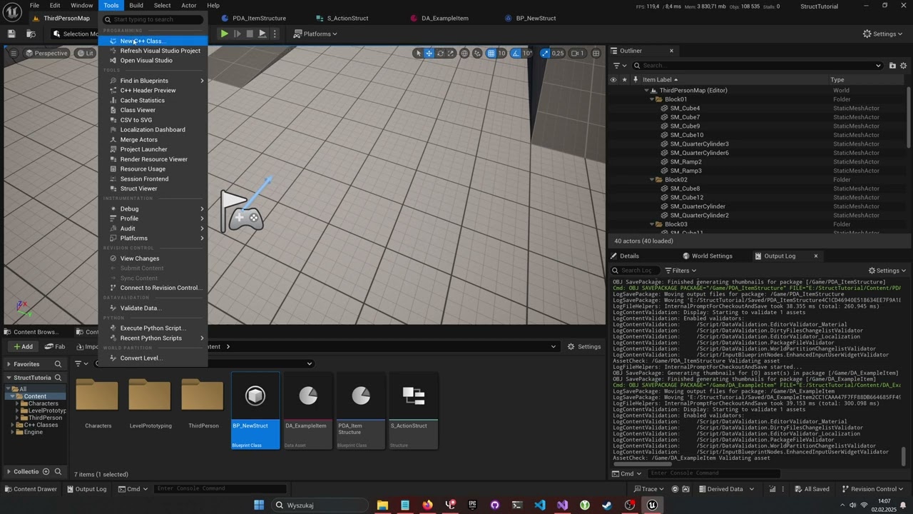 UE5 How to make your own Struct from UObject