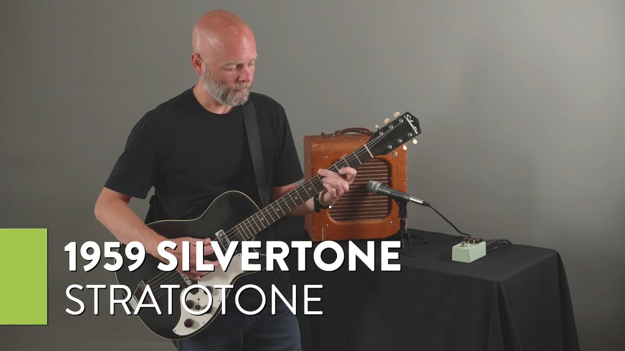 Demo of a 1959 Silvertone Stratotone