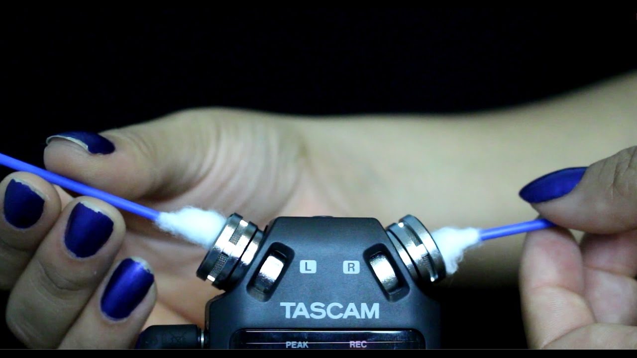 {ASMR BINAURAL} LIMPEZA DE OUVIDO COM COTONETE (SEM FALA)|Ear Cleaning|Cotton Swab