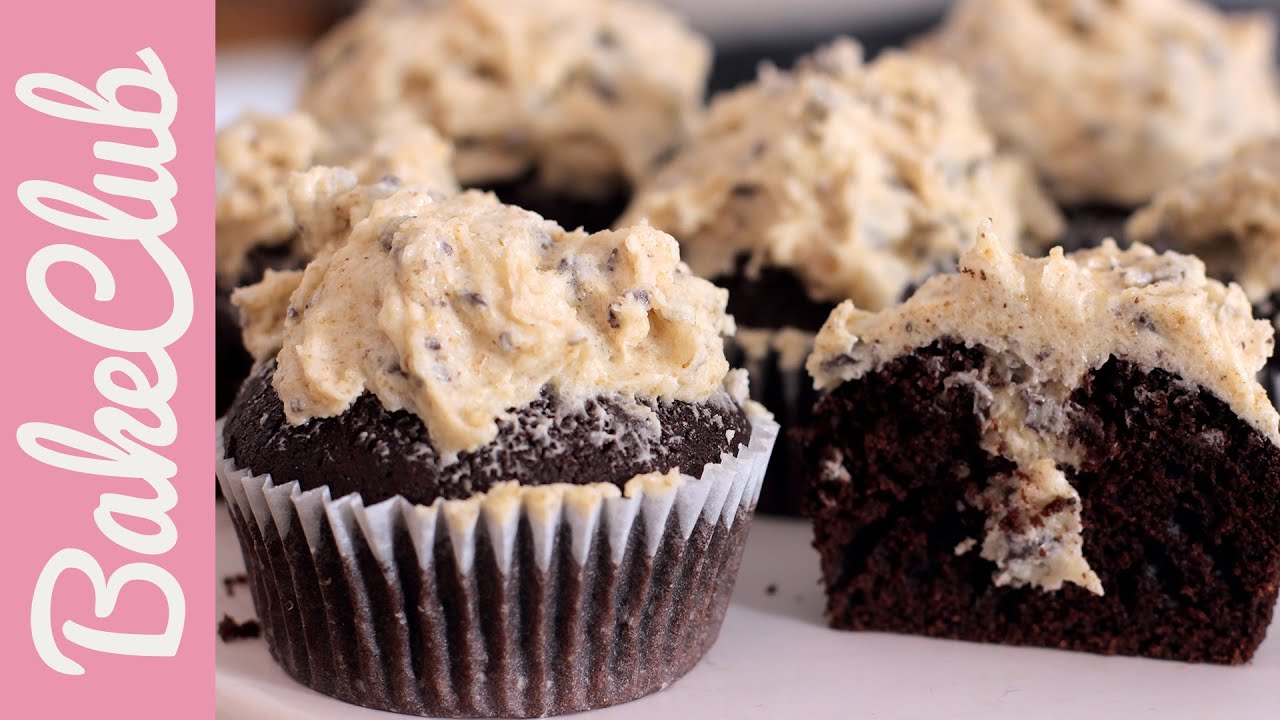 Cookie Dough Cupcakes | BakeClub