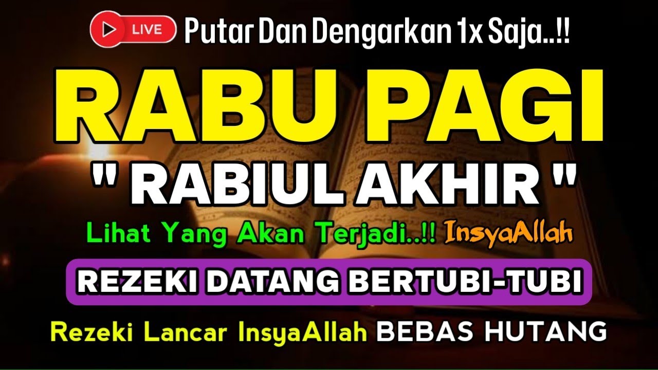 Dzikir Mustajab‼️Pengampunan Dosa, insyaAllah Rezekimu Mengalir Deras, Night Dua