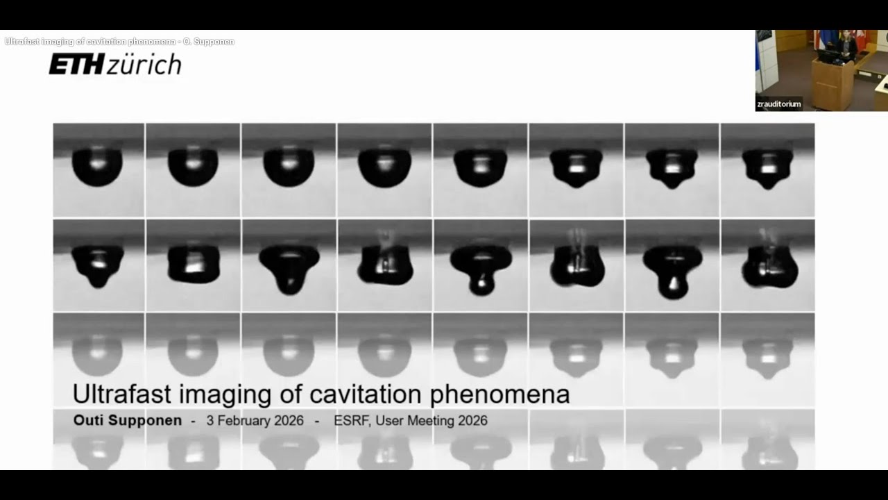 Ultrafast imaging of cavitation phenomena - O. Supponen