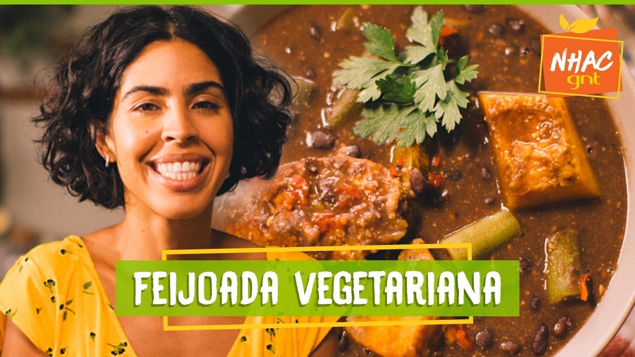 FEIJOADA VEGETARIANA leva linguiça de tofu, abóbora e quiabo | Bela Gil | Refazenda