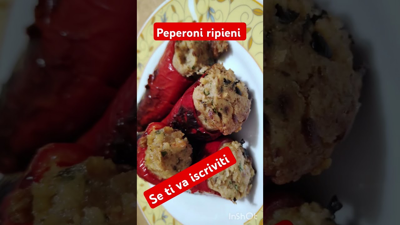 Peperoni ripieni #peperoni #ripieno #food #perte