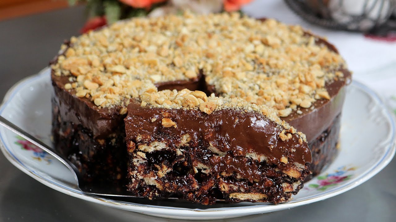 TEM BOLACHA MAIZENA? Faz esse BOLO INCRÍVEL! SÓ MEXER TUDO! SEM FORNO - TORTA PRÁTICA FÁCIL E RÁPIDA