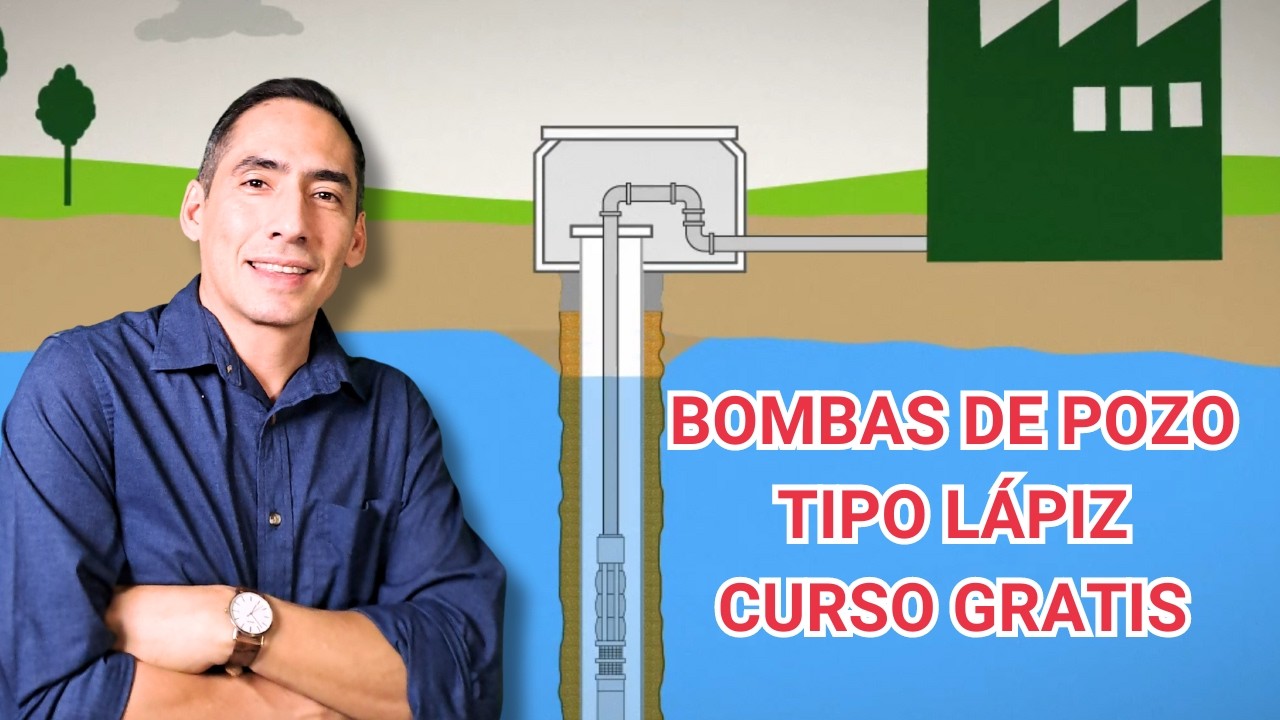 🤯CÓMO funcionan las BOMBAS SUMERGIBLES en pozos de agua? CURSO GRATUITO.